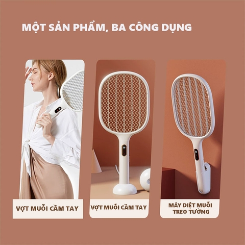 Vợt muỗi Qualitell S1 Pro ZSS210903 Pro pin 2000mAh