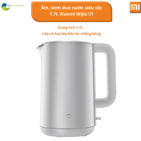 Ấm, bình đun nước siêu tốc 1.7L Xiaomi Mijia S1 MJDSH07YM
