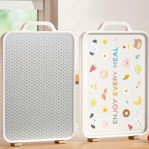 Thớt kháng khuẩn 2 mặt, inox 304 & nhựa PP, dùng thái rau củ, thực phẩm cao cấp không rỉ