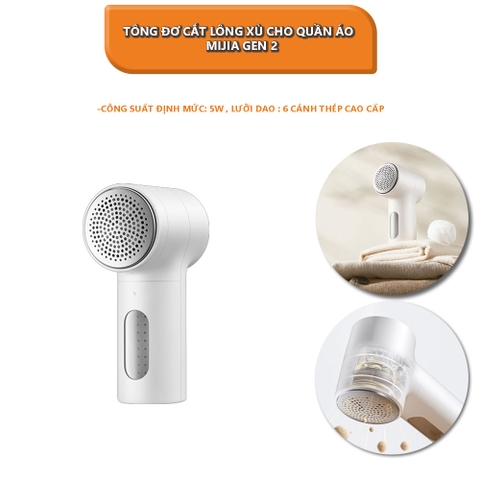 Tông Đơ Cắt Lông Xù Cho Quần Áo  Mijia Gen 2