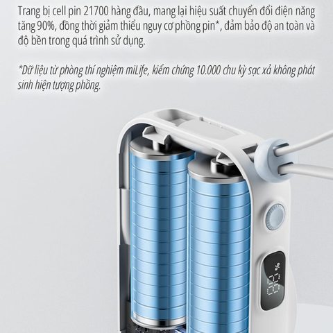 Pin sạc dự phòng từ tính 10000mAh không dây 22.5W miLife P19ZM