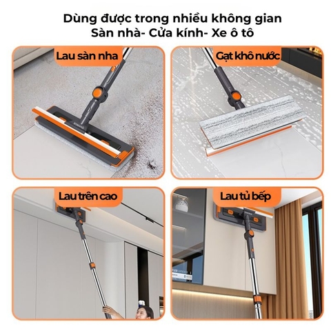 Chổi Lau Nhà Gạt Nước Đa Năng Quange
