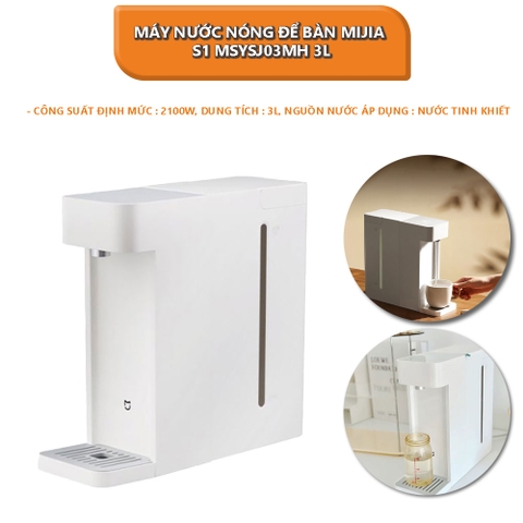 Máy nước nóng để bàn Mijia S1 MSYSJ03MH 3L trắng