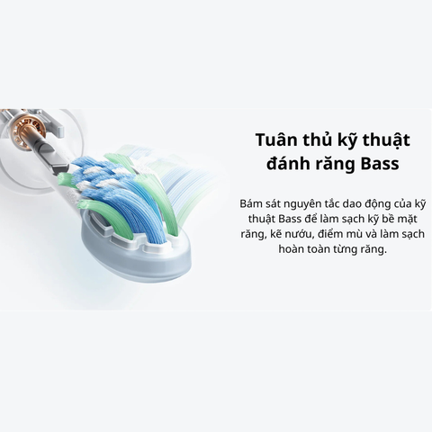 Bàn chải đánh răng điện sóng âm Oscillation Electric Toothbrush White GL BHR9814GL