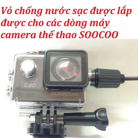 Vỏ chống nước sạc được cho SJCAM, EKEN, SooCoo, 4K wifi