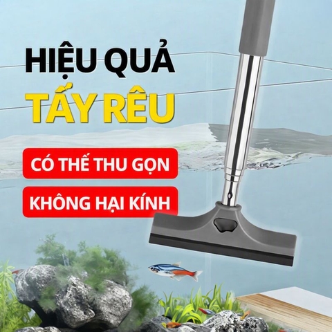 Chổi quạt nước, gạt bụi kính, gương ô tô, vệ sinh bể cá