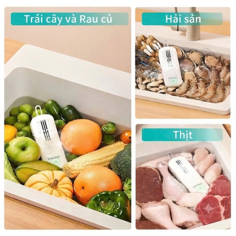 Máy rửa rau củ quả, thực phẩm mini Eraclean GFC11