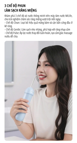 Tăm nước vệ sinh răng miệng Milife MEO803