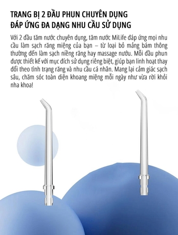 Tăm nước vệ sinh răng miệng Milife MEO803