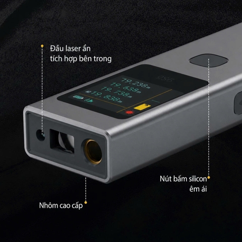 Máy đo khoảng cách laser Duka ATuMan LS6 khoảng đo 40m, màn hình màu