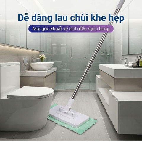 Cây Chổi Lau Nhà Đa Năng Thế Hệ Mới – Phù Hợp Với 99% Giẻ Lau Trên Thị Trường