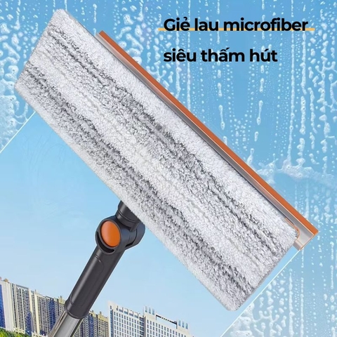 Giẻ lau nhà cho chổi lau nhà đa năng kèm gạt nước Quange