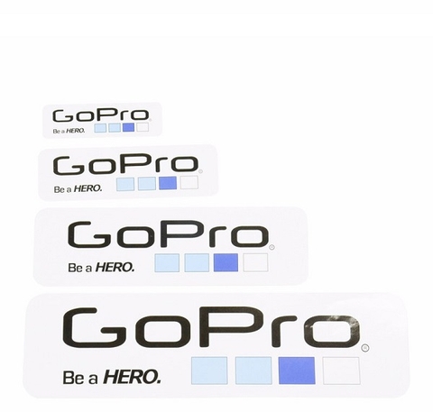 Bộ 9 Miếng dán Logo Gopro đẹp mắt