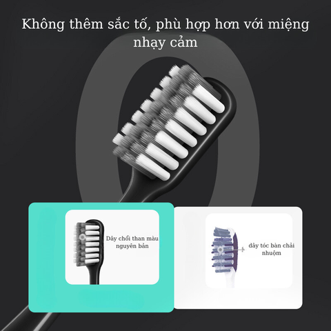 Bộ 4 bàn chải đánh răng Dr.Bei phiên bản Bamboo clean có hộp đựng