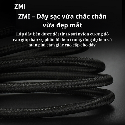 Cáp sạc Lightning ZMI AL853 1.5m