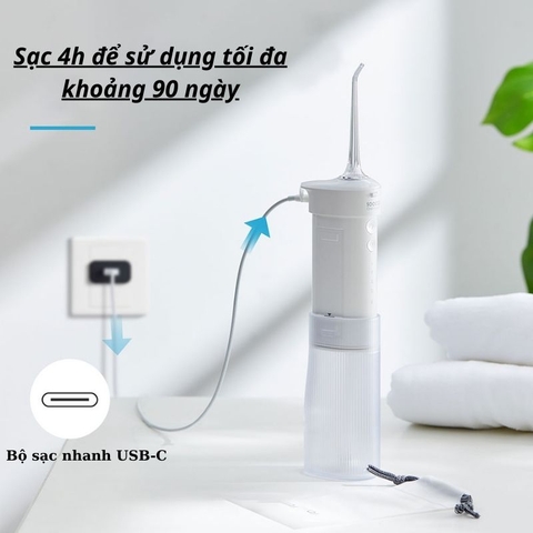 Tăm nước vệ sinh răng miệng Xiaomi Soocas W1