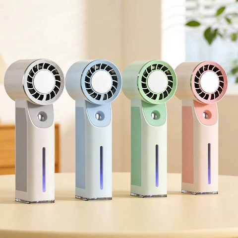 Quạt phun sương tích điện cầm tay mini có sò lạnh Solove MLS6212B - Bảo hành 1 tháng