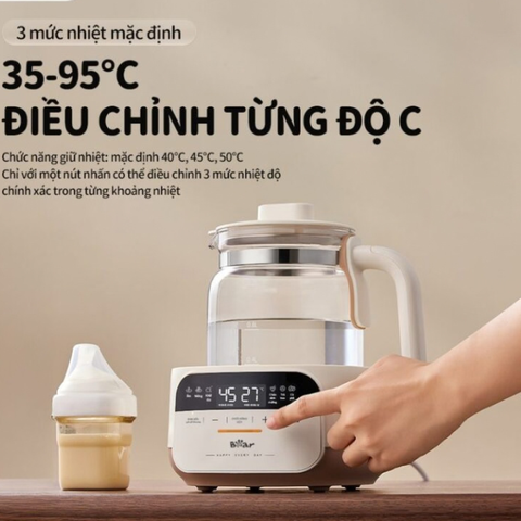 Máy đun nước pha sữa thông minh Bear WW-5H12N