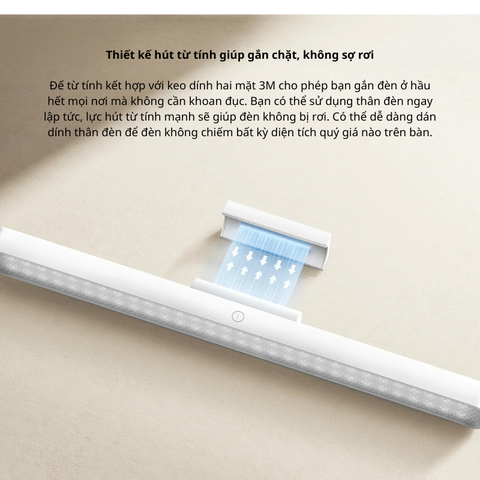 Đèn đọc sách tích điện  Magnetic Reading Light Bar 9290041698 đế từ tính