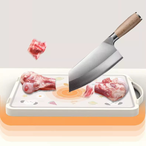 Thớt kháng khuẩn 2 mặt, inox 304 & nhựa PP, dùng thái rau củ, thực phẩm cao cấp không rỉ