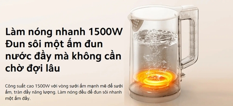 Ấm đun nước siêu tốc Xiaomi 2 Lite 1.5L MJDSH06-A