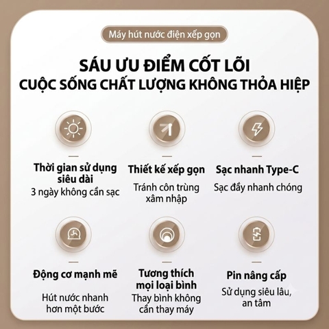 Máy Bơm nước mini tại vòi Quange điện áp 5V-1A,công suất 4W có thể gấp gon
