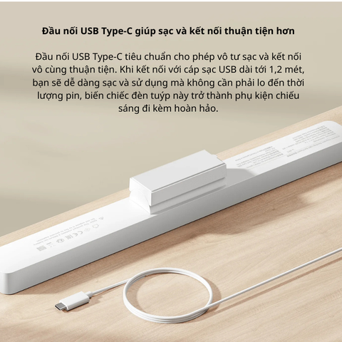 Đèn đọc sách tích điện  Magnetic Reading Light Bar 9290041698 đế từ tính