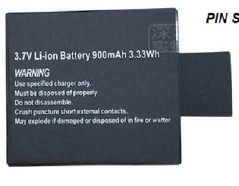 Pin 900MAH cho camera hành động SJCAM SJ4000, EKEN H9R