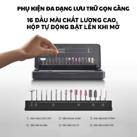 Máy mài khoan đánh bóng cầm tay dùng pin xiaomi mijia model MJDMB001QW