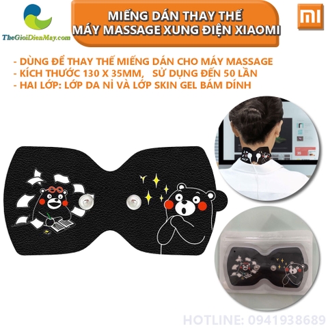 Miếng dán thay thế cho máy massage xung điện Xiaomi (1 túi 2 miếng dán)