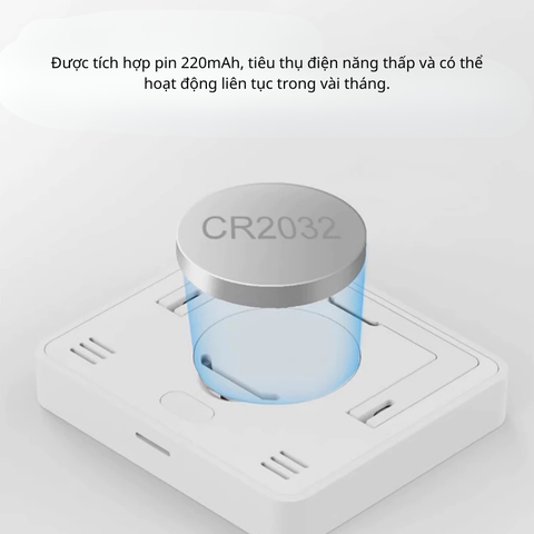 Máy đo độ ẩm nhiệt độ Atuman THmini với màn hình LCD 2,5 inch