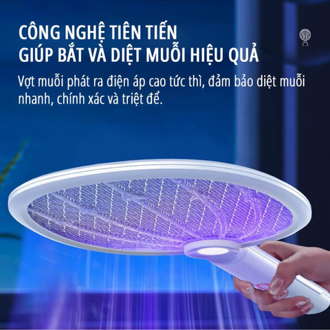 Vợt kiêm đèn bắt muỗi Milife B2
