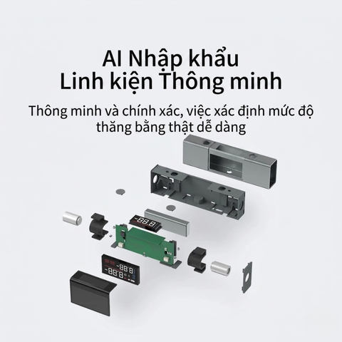 Máy đo góc Laser Atuman LI1 Màn hình LED hai mặt