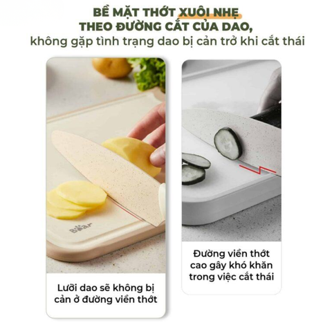 Thớt kháng khuẩn đa năng Bear CX-E0023 size S và M