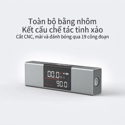 Máy đo góc Laser Atuman LI1 Màn hình LED hai mặt