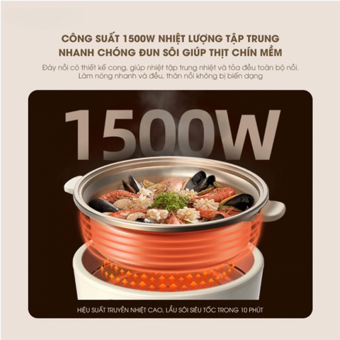 Nồi lẩu điện Bear 5L SB-NL05F