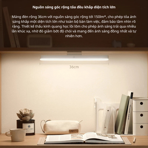 Đèn đọc sách tích điện  Magnetic Reading Light Bar 9290041698 đế từ tính