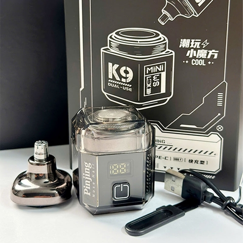 Máy cạo râu Pinjing K9 2 chức năng, nhỏ gọn tiện lợi