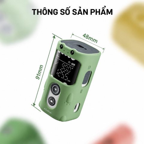 Máy đo chiều cao, thước đo khoảng cách Atuman HM1, đo tối đa 50m, độ chính xác cao, kết nối app
