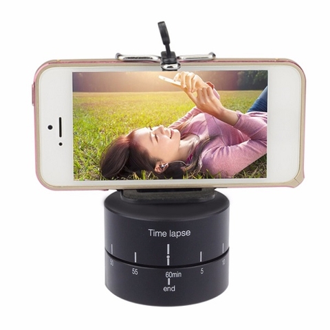 đế chụp timelapse xoay 360 độ cho camera hành động gopro, eken, sjcam