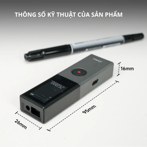 Máy đo laser tia xanh Atuman LSB, khoảng đo 50m