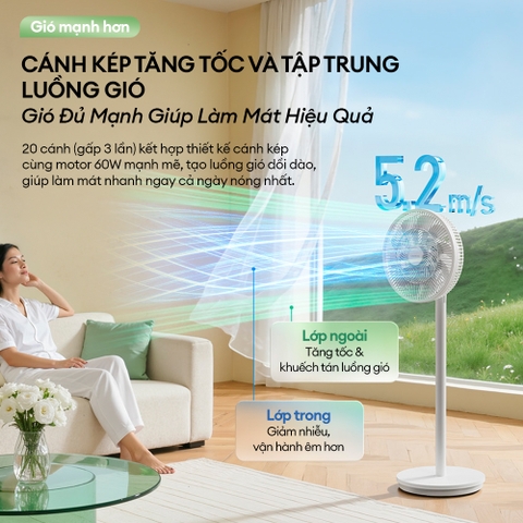 Quạt đứng Deerma DEM-FD13W