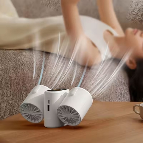 Quạt tích điện kẹp cài áo, để bàn Pinjing out door fan HX157
