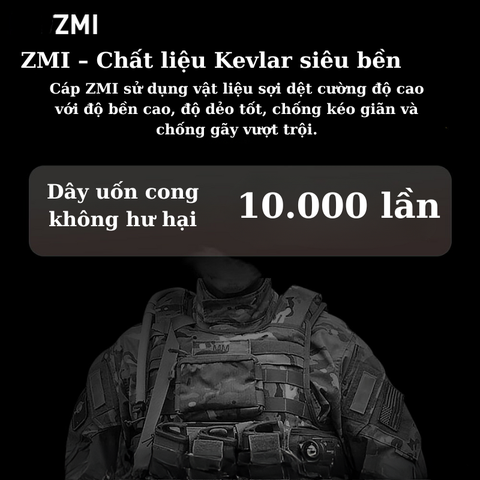 Cáp sạc Lightning ZMI AL853 1.5m