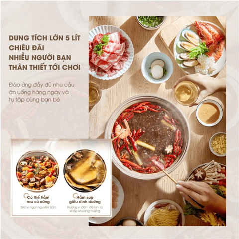 Nồi lẩu điện Bear 5L SB-NL05F
