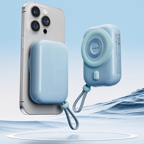 Pin sạc dự phòng từ tính 10000mAh không dây 22.5W miLife P19ZM