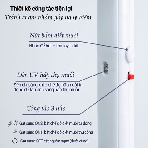 Vợt muỗi đa năng gấp gọn Quange SW1 – Vừa là vợt muỗi, vừa là đèn bắt muỗi tự động