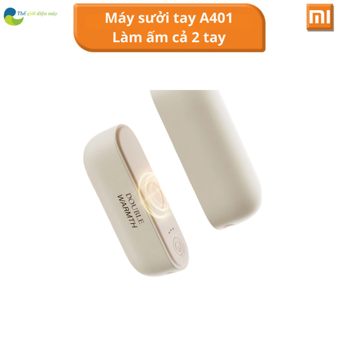 Máy sưởi tay A401 - Làm ấm cả 2 tay - Nhiệt độ tối đa lên tới 60 độ - Tự động điều chỉnh 3 cấp độ