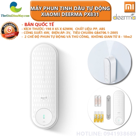 Máy phun tinh dầu, tạo hương thơm tự động Xiaomi Deerma PX831/ PX830