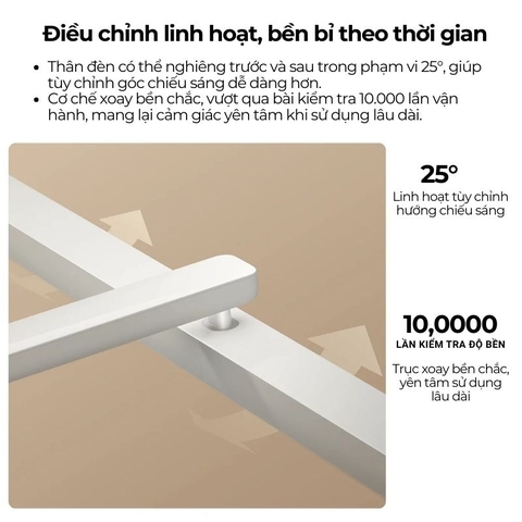 Đèn bàn học Xiaomi LED Desk Lamp 2 – Đèn bàn làm việc chống chói, ánh sáng dịu mắt, cảm ứng thông minh